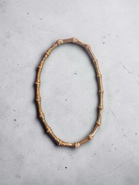 Annabelle arm bamboo bar link chain necklace
